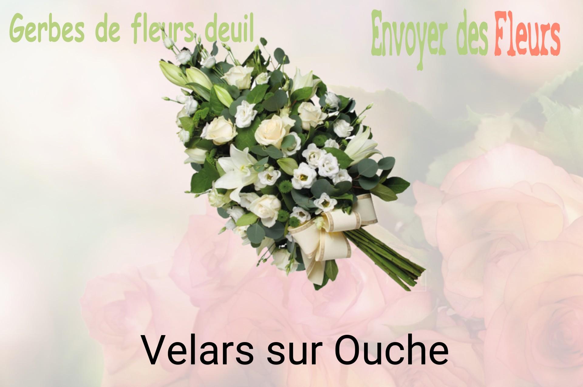 Gerbe de fleurs de deuil livrée à Velars-sur-Ouche